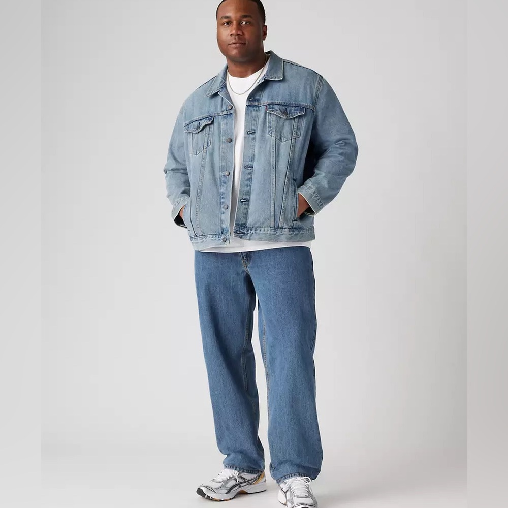 Levi’s 550 Relaxed Fit Jeans Straight Leg Non Stretch Medium Wash 48x30